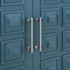 Sadie 2-Drawer Geometric Cabinet, Turquoise 13 Sadie 2-Drawer Geometric Cabinet, Turquoise -Furniture Series Store sadie 2 drawer geometric cabinet turquoise 4