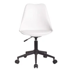 Sally Adjustable Office Chair, White -Furniture Series Store sally adjustable office chair white 3