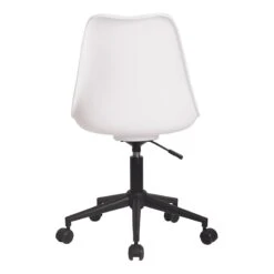 Sally Adjustable Office Chair, White -Furniture Series Store sally adjustable office chair white 5