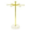 Sfera French Gold Metal Jewelry Stand -Furniture Series Store sfera french gold metal jewelry stand