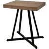 Shanty 2 Chic Wood Top Side Table With Metal X Base -Furniture Series Store shanty 2 chic wood top side table with metal x base
