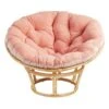 Sherpa Papasan, Peach -Furniture Series Store sherpa papasan peach