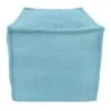 Sherpa Pouf, Sky Blue -Furniture Series Store sherpa pouf sky blue