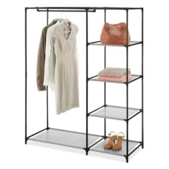 Spacemaker Wardrobe, Brown -Furniture Series Store spacemaker wardrobe brown 1