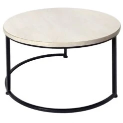 Square Wood Top Plant Stand With Brown Twist Metal Leg, Large -Furniture Series Store square wood top plant stand with brown twist metal leg large 2