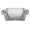 Stanley Black Metal Wire Stack Storage Basket, Medium -Furniture Series Store stanley black metal wire stack storage basket medium
