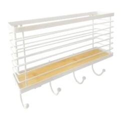 Tao Metal Wall Organizer, Matte Grey