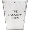 The Laundry Room Canvas Grey Laundry Hamper, Medium -Furniture Series Store the laundry room canvas grey laundry hamper medium