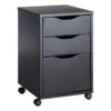 Theo Black Rolling Office Cabinet -Furniture Series Store theo black rolling office cabinet