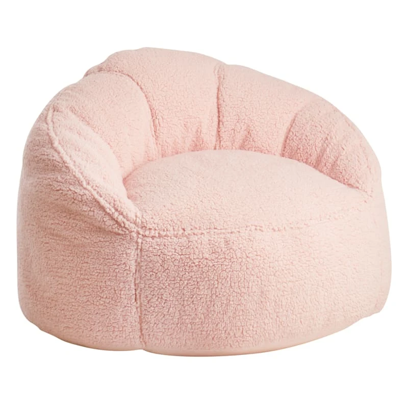 Tiny Dreamers Kids Laid Back Lounger, Strawberry Cream 3 Tiny Dreamers Kids Laid Back Lounger, Strawberry Cream