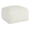 Tracey Boyd Esme Channeled Fur Pouf, Ivory 2 Tracey Boyd Esme Channeled Fur Pouf, Ivory -Furniture Series Store tracey boyd esme channeled fur pouf ivory