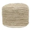 Tracey Boyd Striped Jute Pouf -Furniture Series Store tracey boyd striped jute pouf