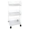 Ty Pennington 3-Tier Wide Mesh Storage Cart -Furniture Series Store ty pennington 3 tier wide mesh storage cart