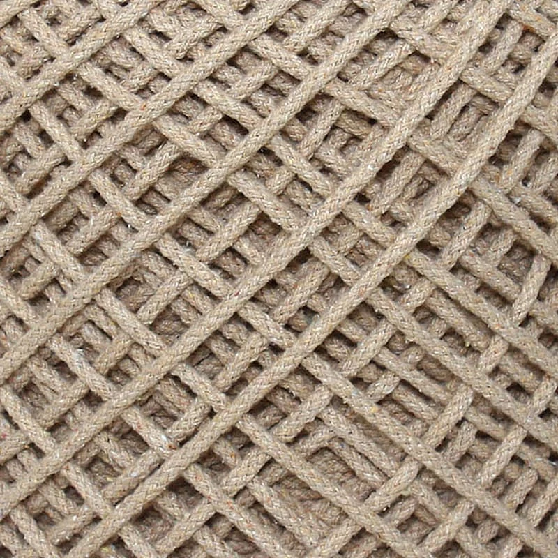 Ty Pennington Reid Twisted Ottoman, Wool Brown 6 Ty Pennington Reid Twisted Ottoman, Wool Brown - Image 4