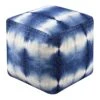Ty Pennington Shyloh Shibori Print Pouf, Blue 2 Ty Pennington Shyloh Shibori Print Pouf, Blue -Furniture Series Store ty pennington shyloh shibori print pouf blue