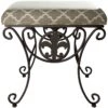 Vanity Fleur De Lis Black Rec -Furniture Series Store vanity fleur de lis black rec