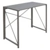 Vienna Grey Folding Desk, 35" 2 Vienna Grey Folding Desk, 35" -Furniture Series Store vienna grey folding desk 35