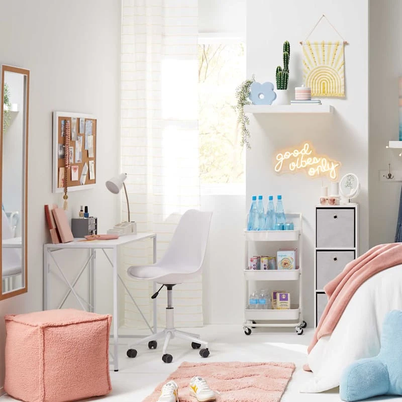 Vienna White Folding Desk, 35" 5 Vienna White Folding Desk, 35" - Image 3