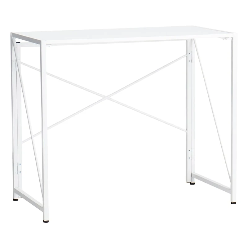 Vienna White Folding Desk, 35" 3 Vienna White Folding Desk, 35"