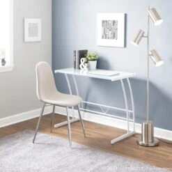 Viola Desk, White -Furniture Series Store viola desk white 6