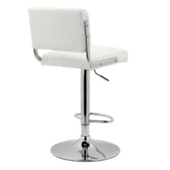 Warren Adjustable Barstool, White -Furniture Series Store warren adjustable barstool white 2